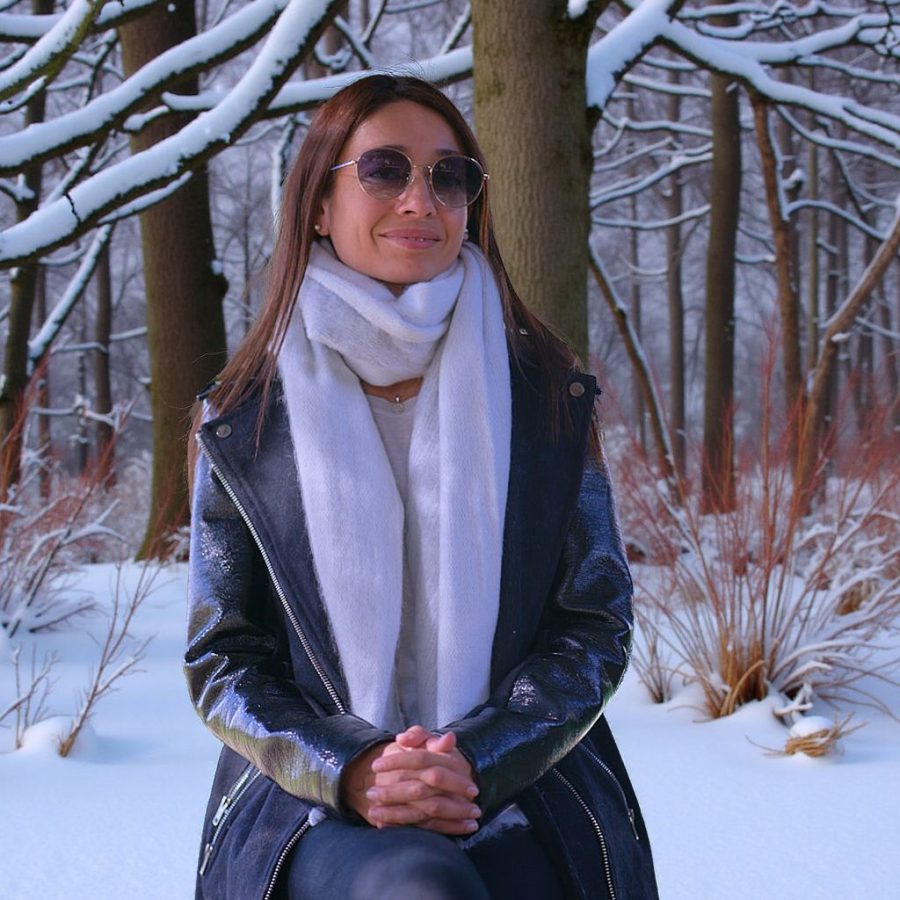 Alternative view of Winter Reversible Scarf - Case of Four