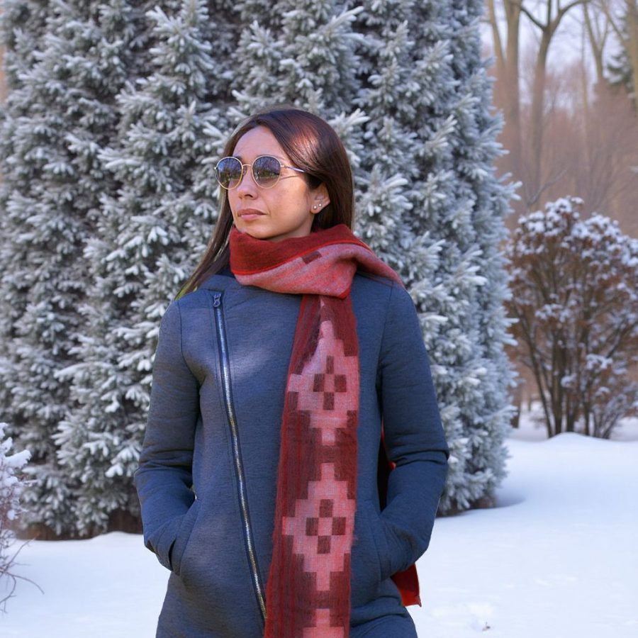 Alternative view of Winter Specialty Reversible Scarf - Case of Four