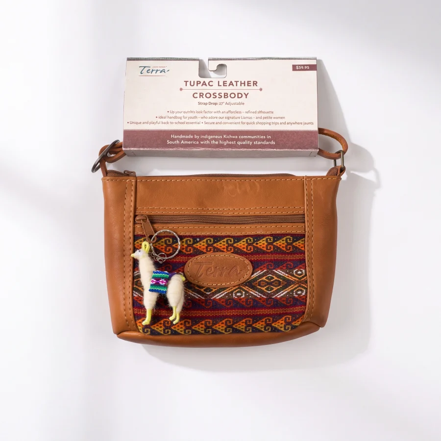 Alternative view of Tupac Leather Crossbody - Case of Two