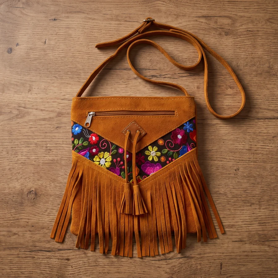 Suede Tassle Crossbody - Case of One