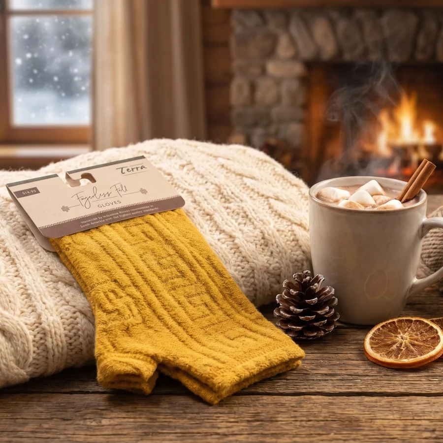 Alternative view of Fingerless Fall Gloves - Case of Four