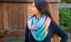 Winter Multicolor Infinity Scarf - Case of Four