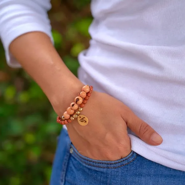 Tagua & Açaí Seed Stretch Bracelets – Assorted, Case of Four – view 6