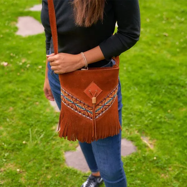 Suede Tassle Crossbody – Case of One – image 4