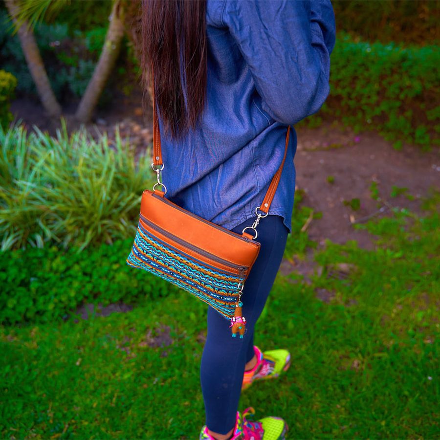 Alternative view of Embroidered Leather Convertible Clutch - Case of One