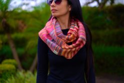 Striped Infinity Fall Scarf- Case of Four
