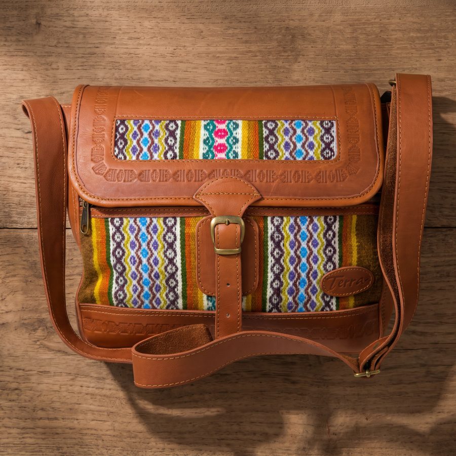 Wool Leather Saddle Crossbody - Case of One