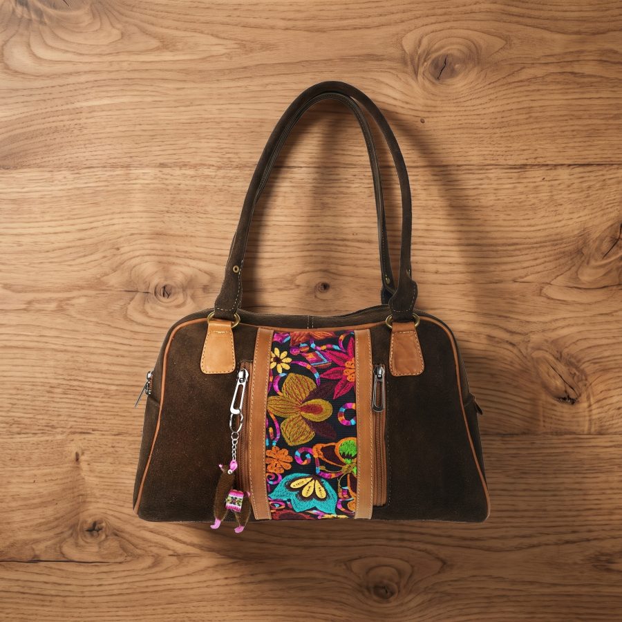 Suede Satchel, Horizontal Design - Case of One