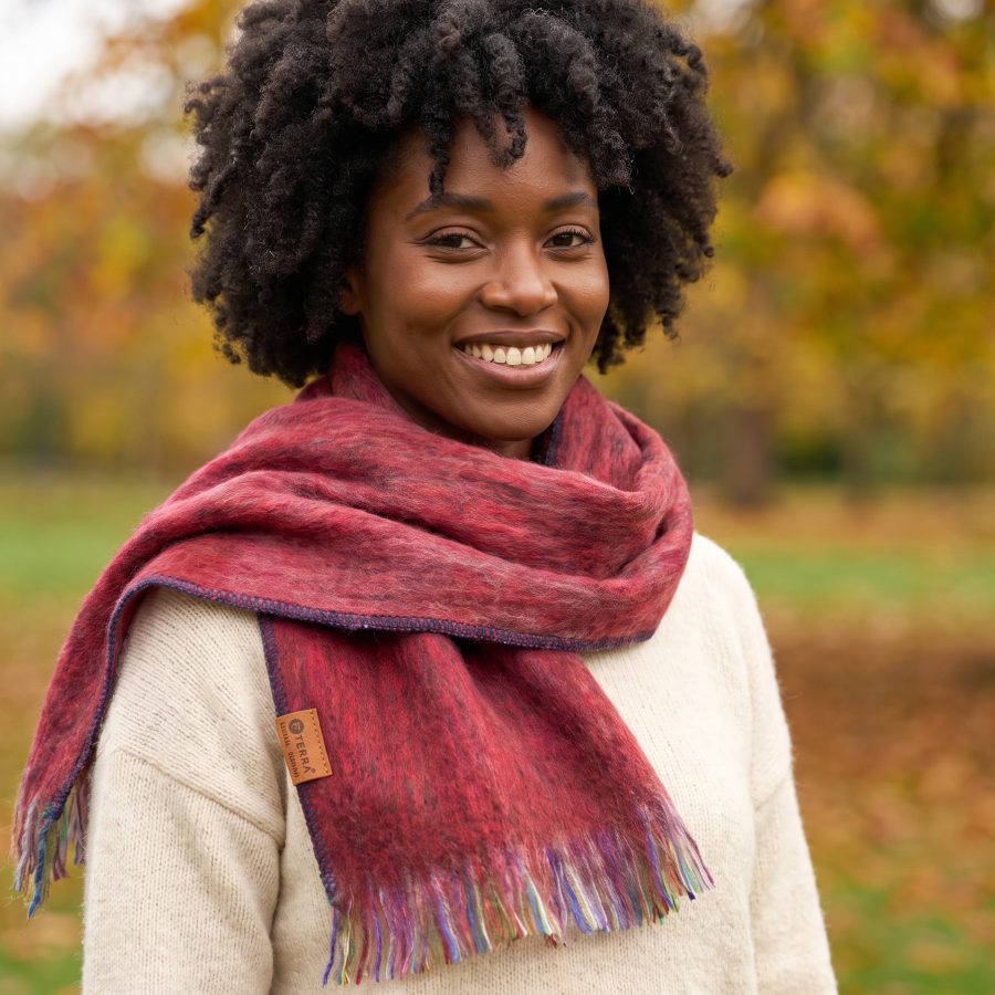 Alternative view of Handwoven Petite Soft Scarf - Case of Four