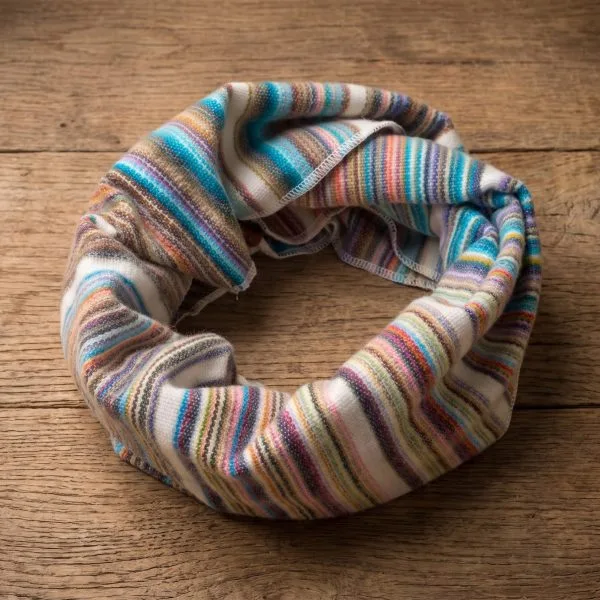Striped Infinity Fall Scarf – Case of Four – image 1