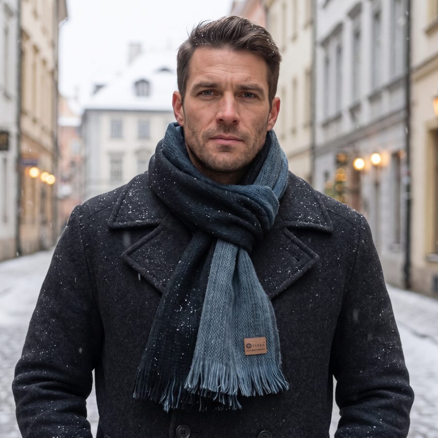 Alternative view of Winter Reversible Scarf - Case of Four