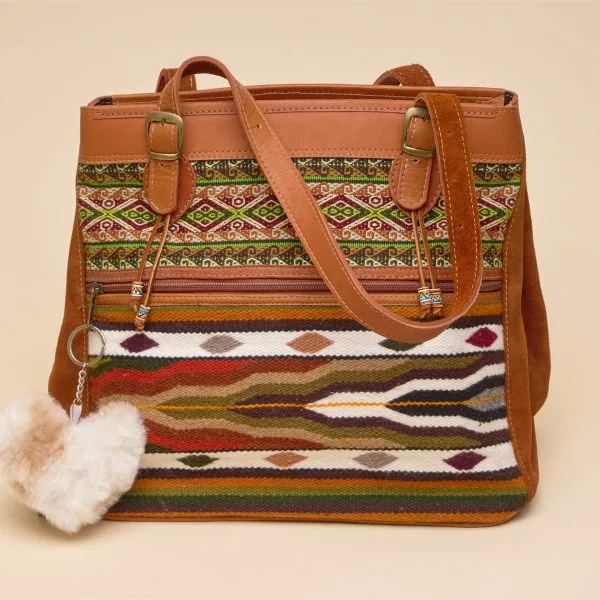 Suede + Leather Bucket Tote – Case of One – image 5