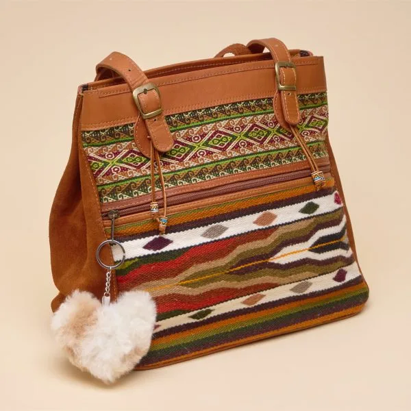 Suede + Leather Bucket Tote – Case of One – image 4