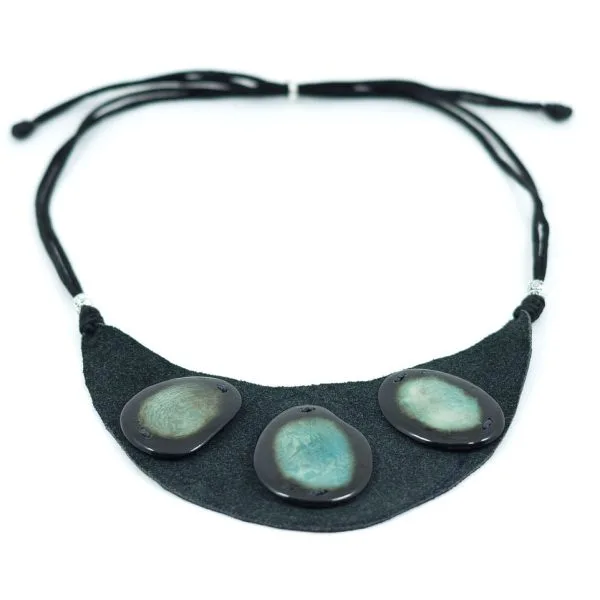Tagua & Seed Leather Cord Necklaces – Case of Four – view 9