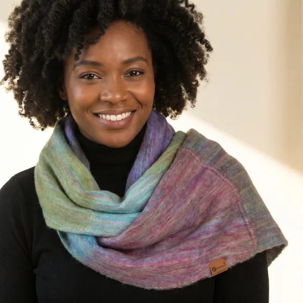 Winter Multicolor Infinity Scarf – Case of Four – image 5