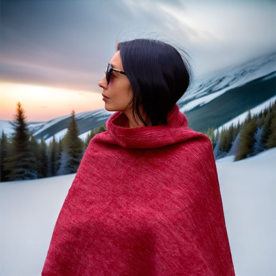 Alternative view of Winter Shawl - Case of Four