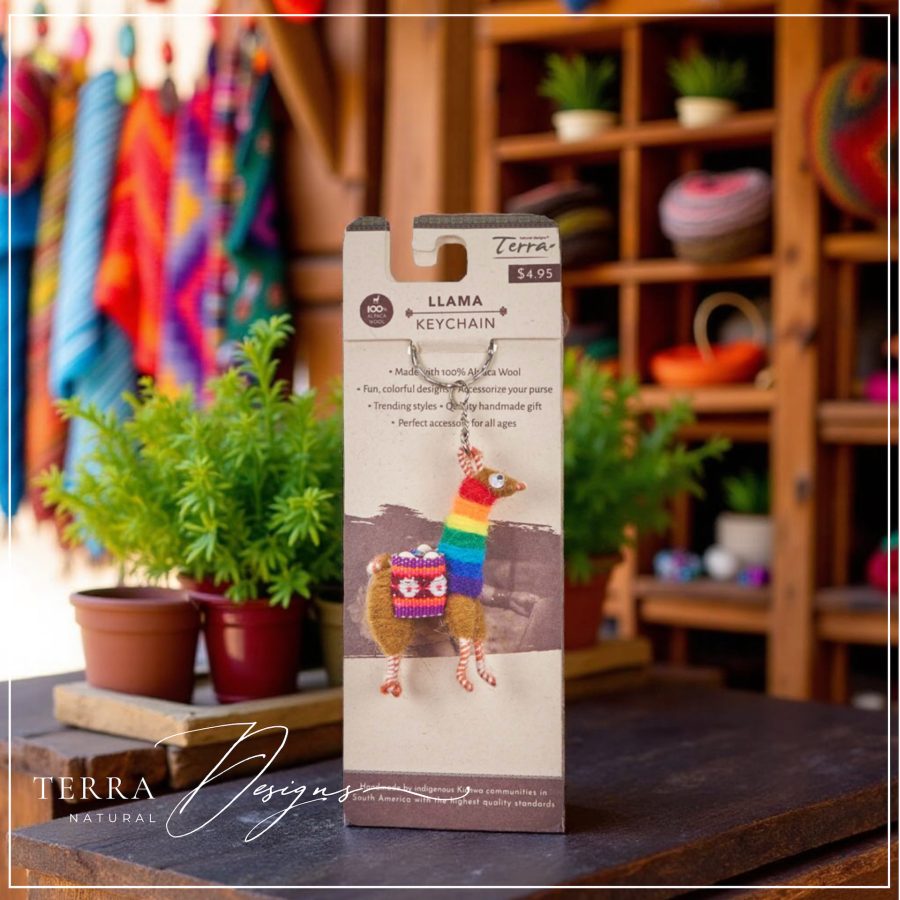 Llama Keychain - Case of Four