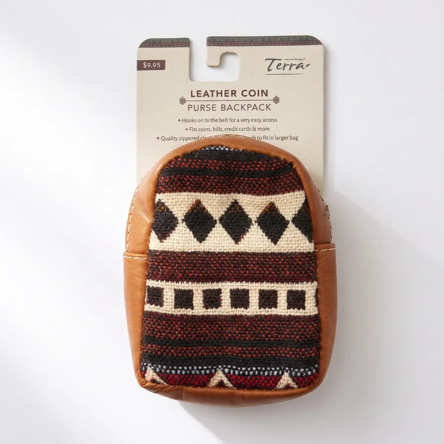 Alternative view of Leather Coin Purse Backpack - Case of Four