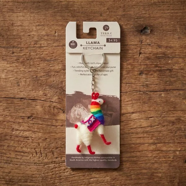 Llama Keychain – Case of Four