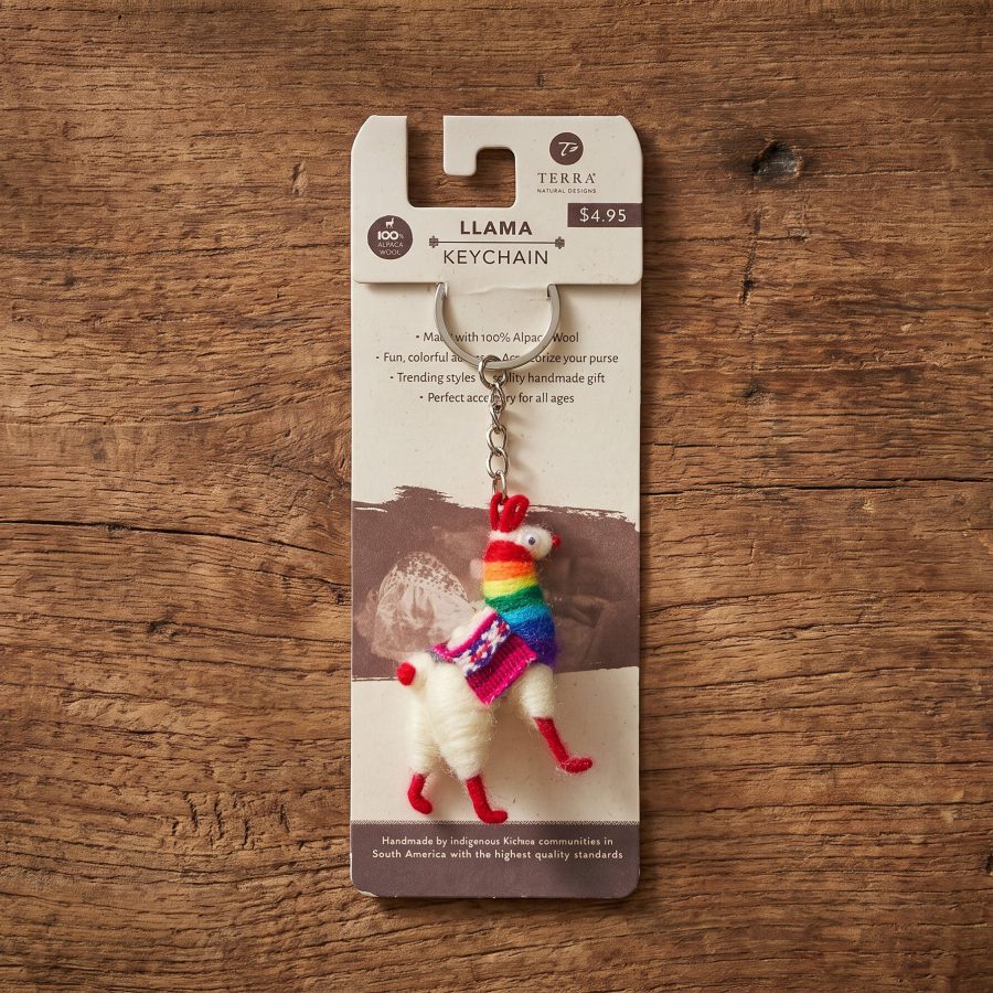 Llama Keychain - Case of Four