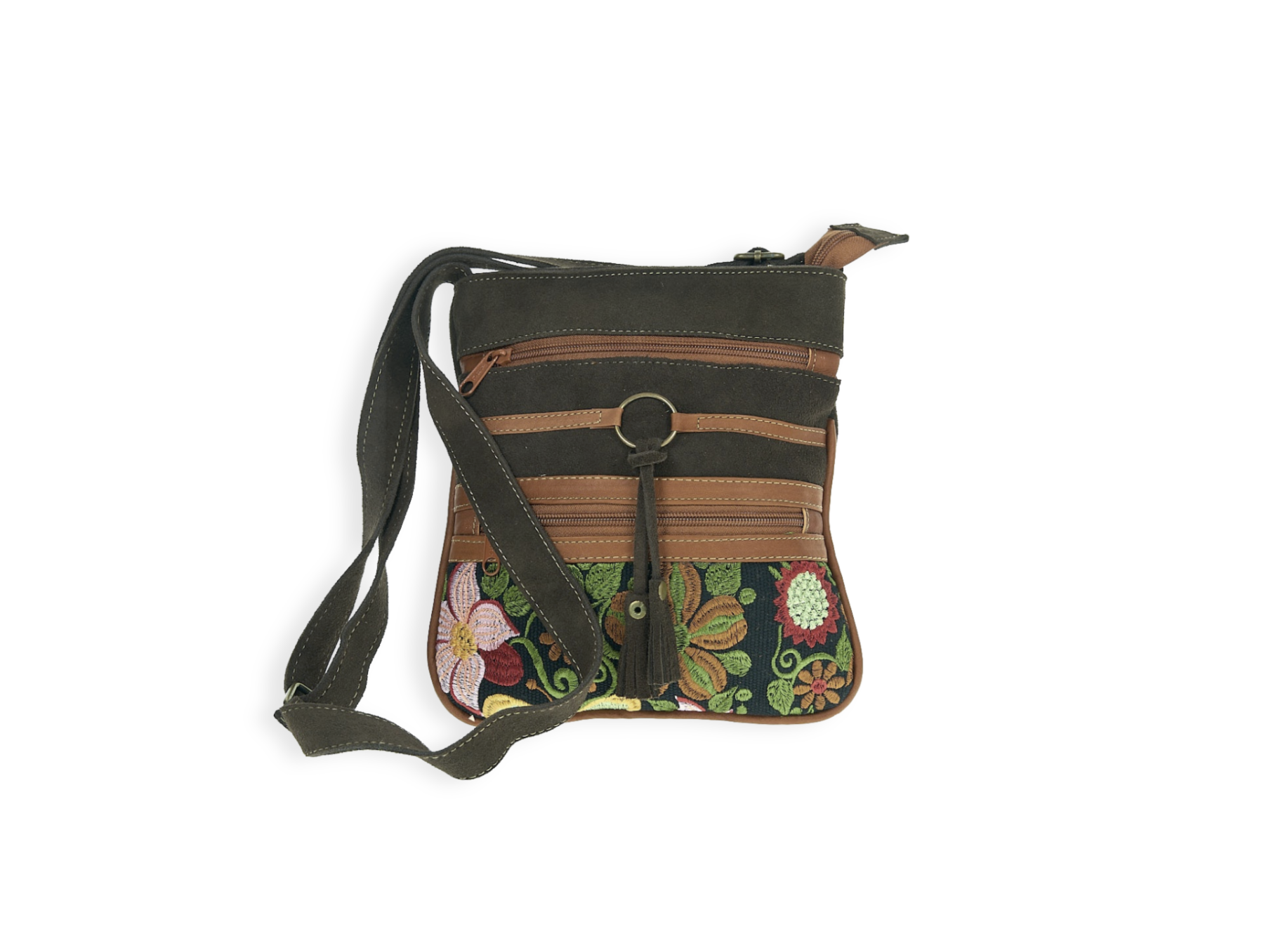HOLIDAYS#16 SUEDE EMBROIDERED CROSSBODY copy-4