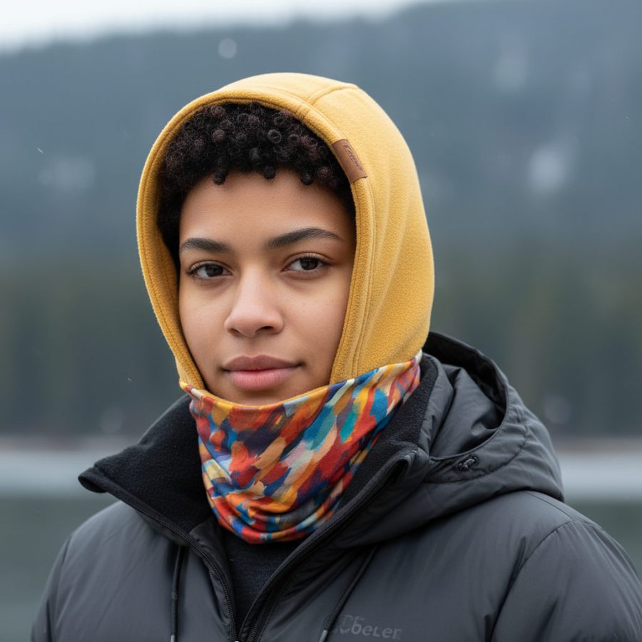 Alternative view of Sport Neck Gaiter With Hood - All Sizes - Case of Four