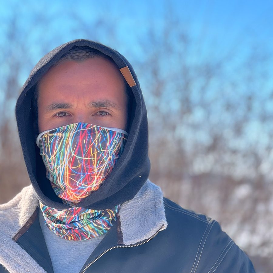Alternative view of Sport Neck Gaiter With Hood - All Sizes - Case of Four