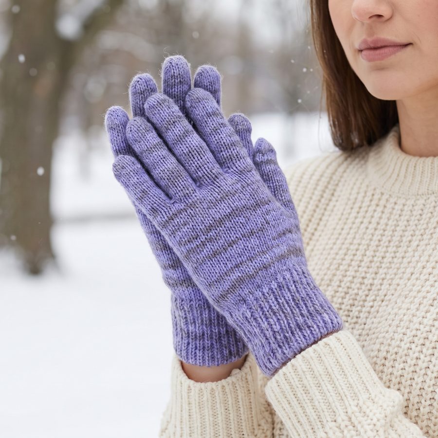 Alternative view of Winter Knit Gloves - Case of Four