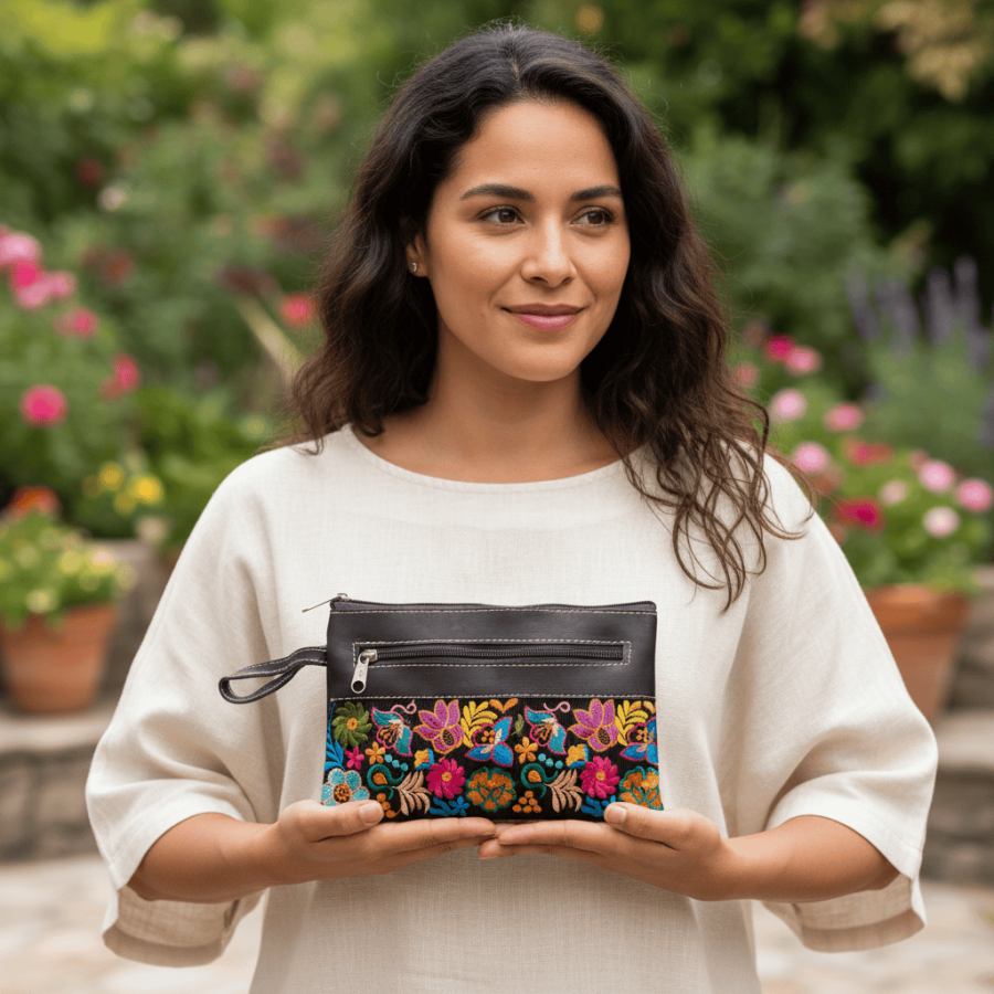 Alternative view of Leather Clutch - Case of Two