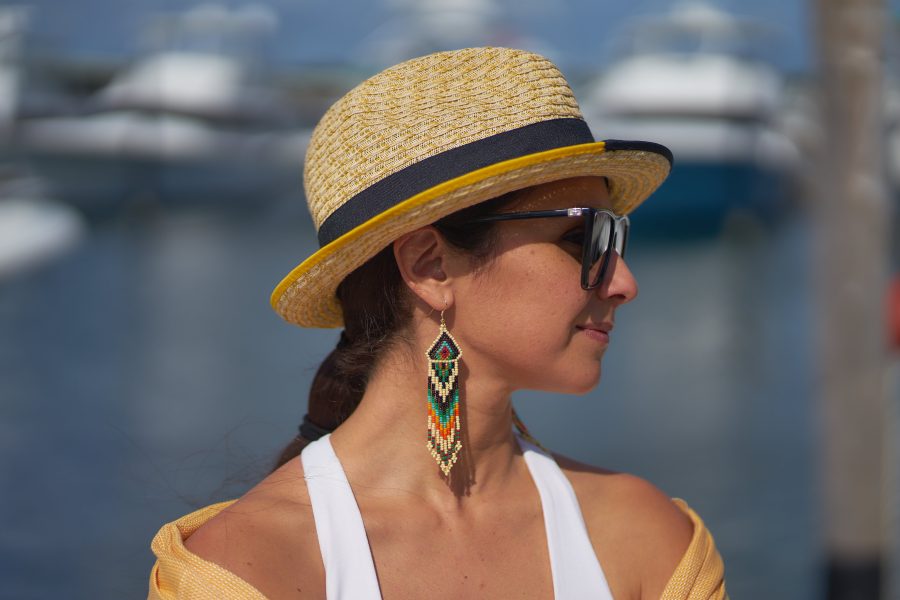 Large Beaded Earrings $24.95 - $13.72 pair - Case of Four