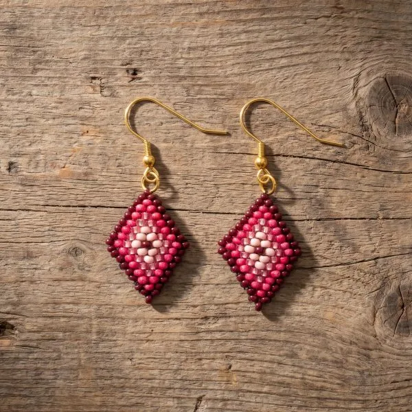 Petite Beaded Earrings – Case of Four