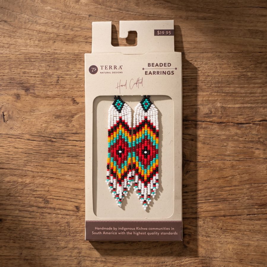 Medium Beaded Earrings $19.95 - $10.95 pair - Case of Four