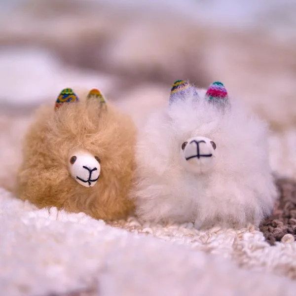 Alpaca Pom Pom Keychain – Case of Four – image 5