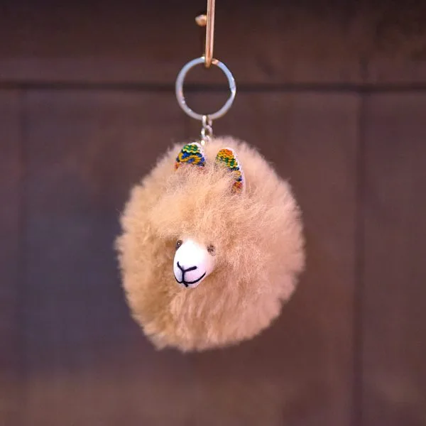 Alpaca Pom Pom Keychain – Case of Four – image 8