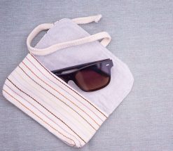 Padded Cotton Canvas Glasses Case -  Case of Four