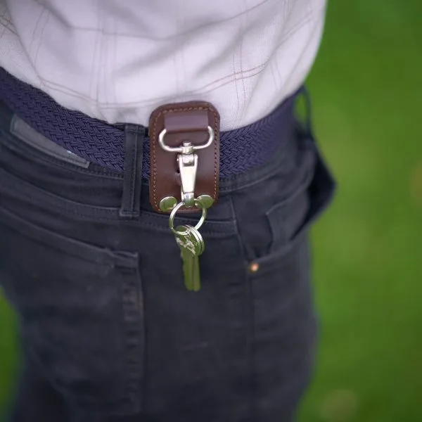 Belt Leather Keychain – Case of Four – image 7