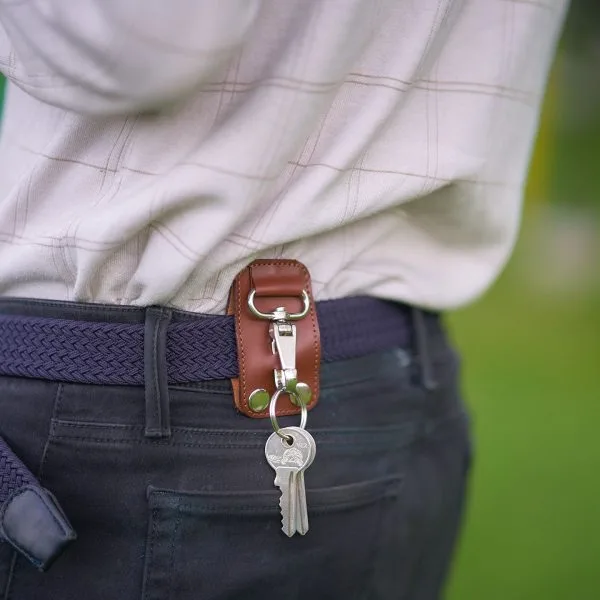 Belt Leather Keychain – Case of Four – image 3