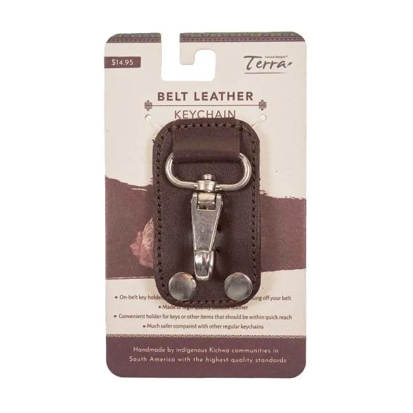 Belt Leather Keychain – Case of Four – image 4
