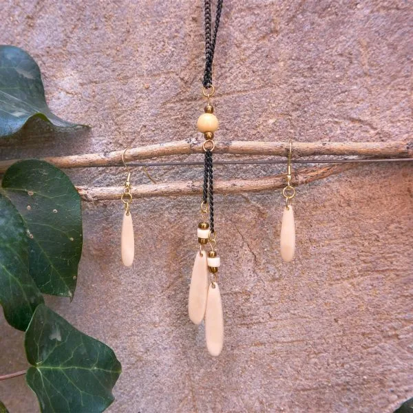 Tagua & Seed Necklace Sets – Case of Four – view 10