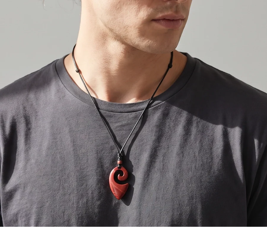 Alternative view of Unisex Tagua Pendant - Case of Four
