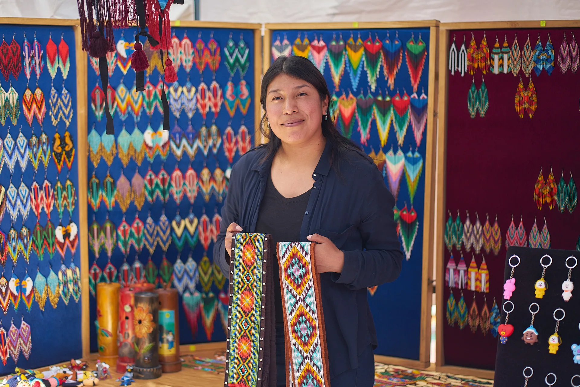 Artisan woman from the Amazon