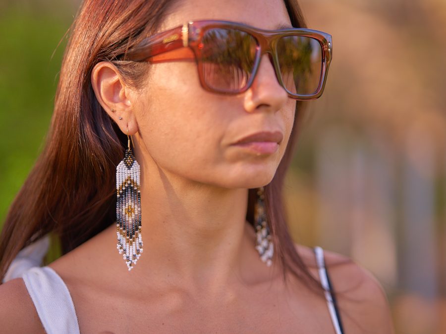 Medium Beaded Earrings $19.95 - $10.95 pair - Case of Four