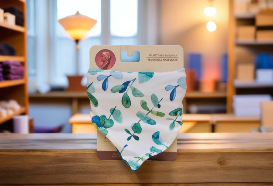Adjustable Bandana + Reversible Hair  Scarf - Case of Four