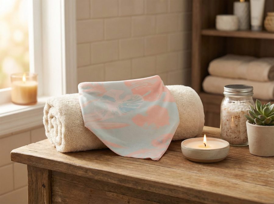 Adjustable Bandana + Reversible Hair  Scarf - Case of Four