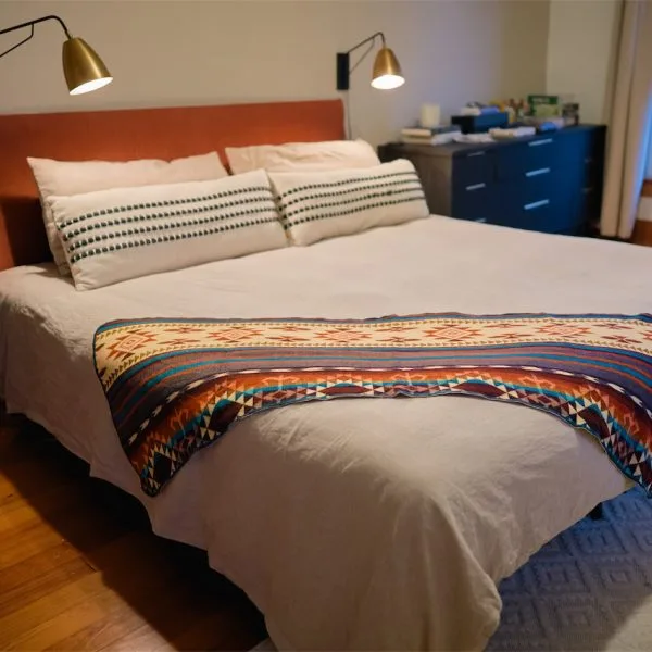 Small Andean Print Plush Blanket – Case of Four – view 4
