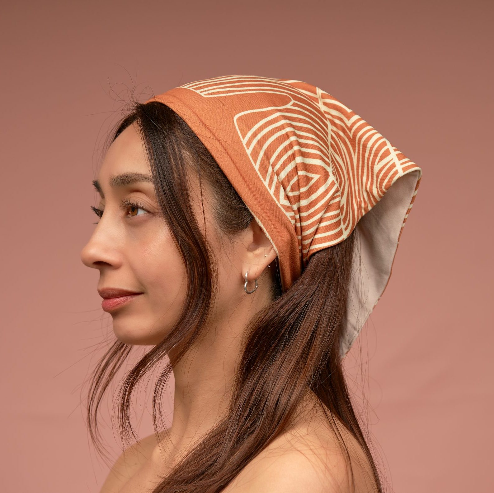 Alternative view of Bandana + Reversible Hair Scarf - Case of Four