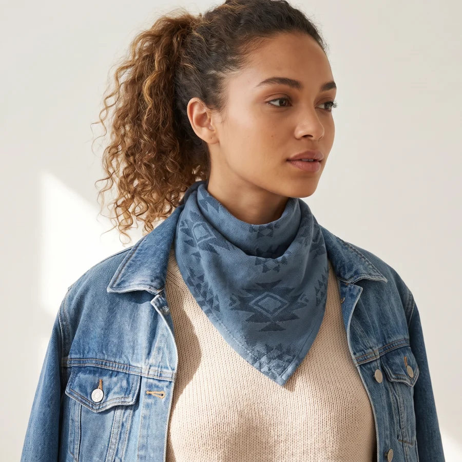 Alternative view of Fall Bandana Hair Scarf - Case of Four