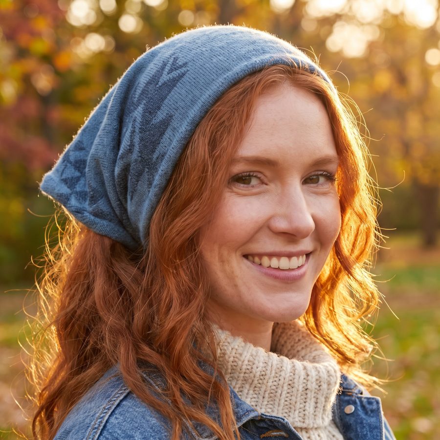 Alternative view of Fall Adustable Bandana Hair Scarf - Case of Four