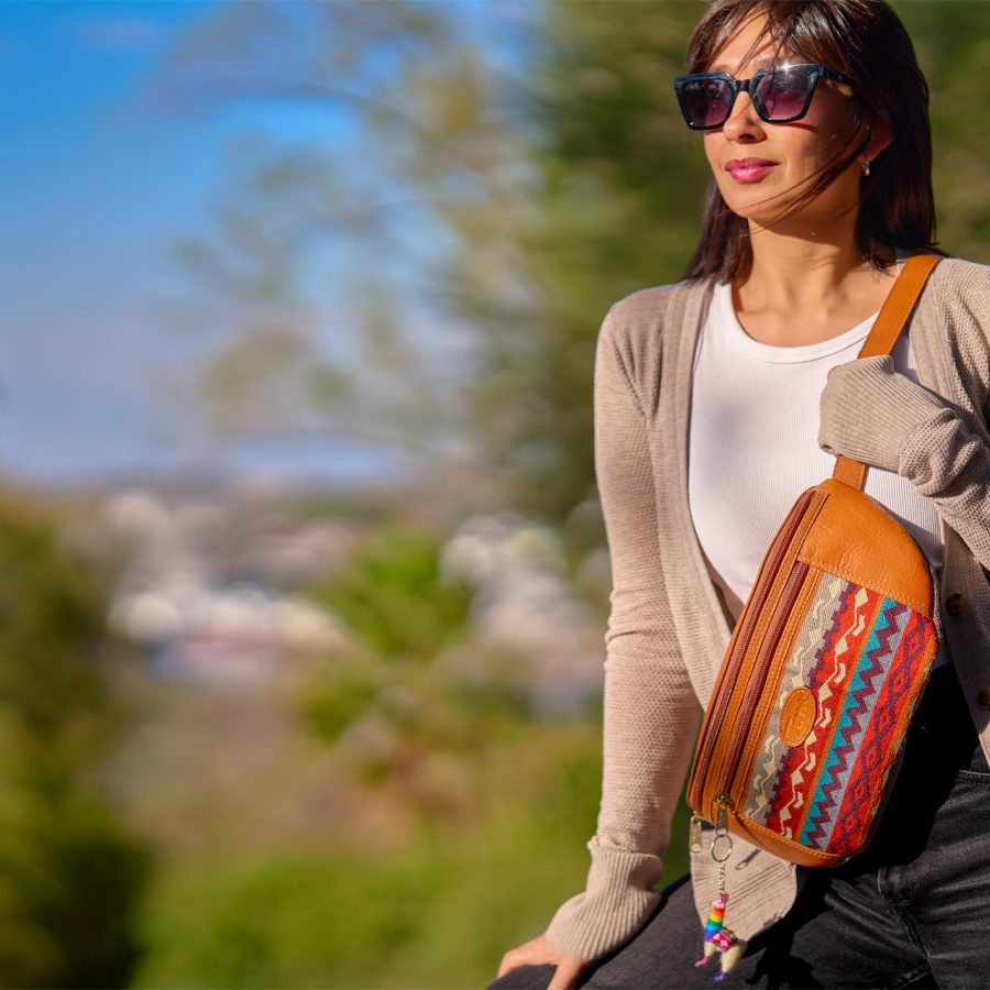 Alternative view of Belt Bag Xl Leather Dual ZIP - Case of One