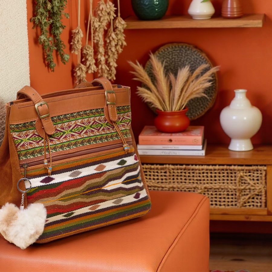 Suede + Leather Bucket Tote - Case of One